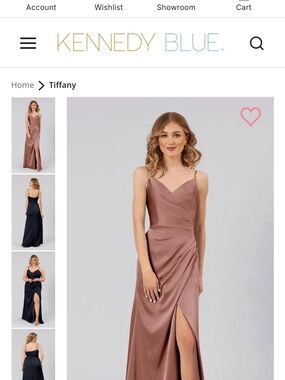 Tiffany Satin Maxi Dress — Wine by Kennedy Blue